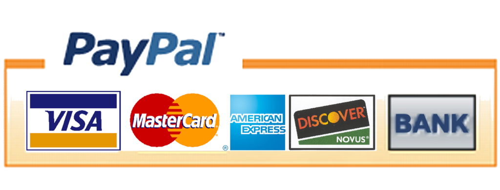 PayPal credit card logos