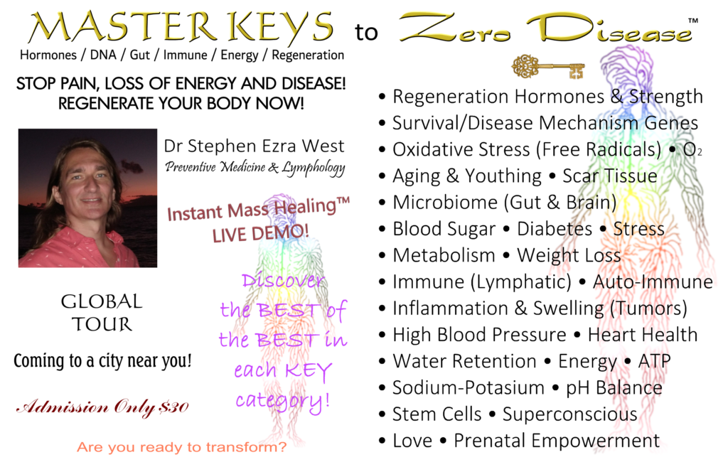 Master Keys to Regeneration TOUR