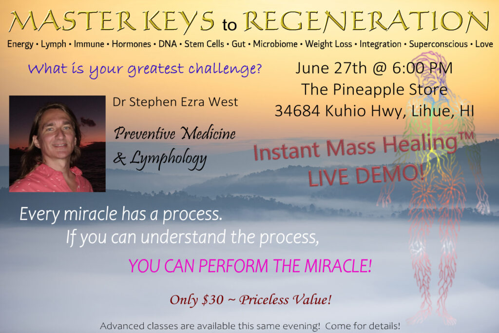 Master Keys to Regeneration