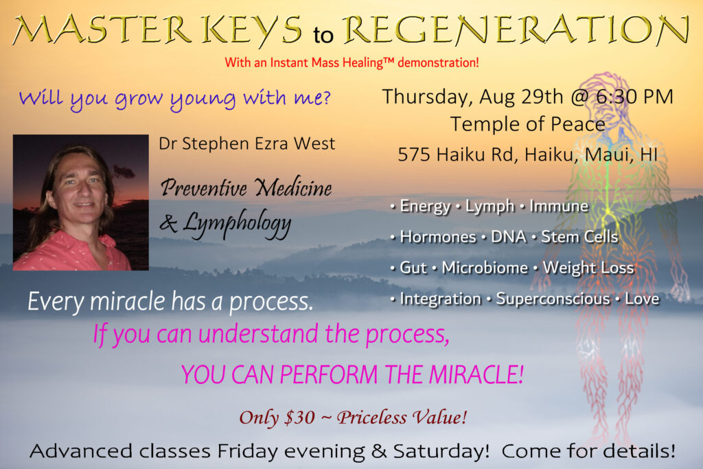 Master Keys to Regeneration